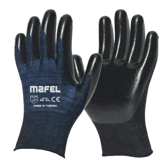 Mafel MF-050 1/2 Polyester Nitril Kaplı Premium İş Eldiveni