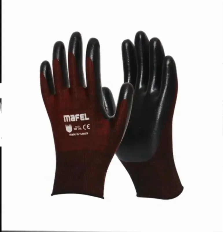 Mafel MF-060 1/2 Polyester Nitril Kaplı Premium İş Eldiveni